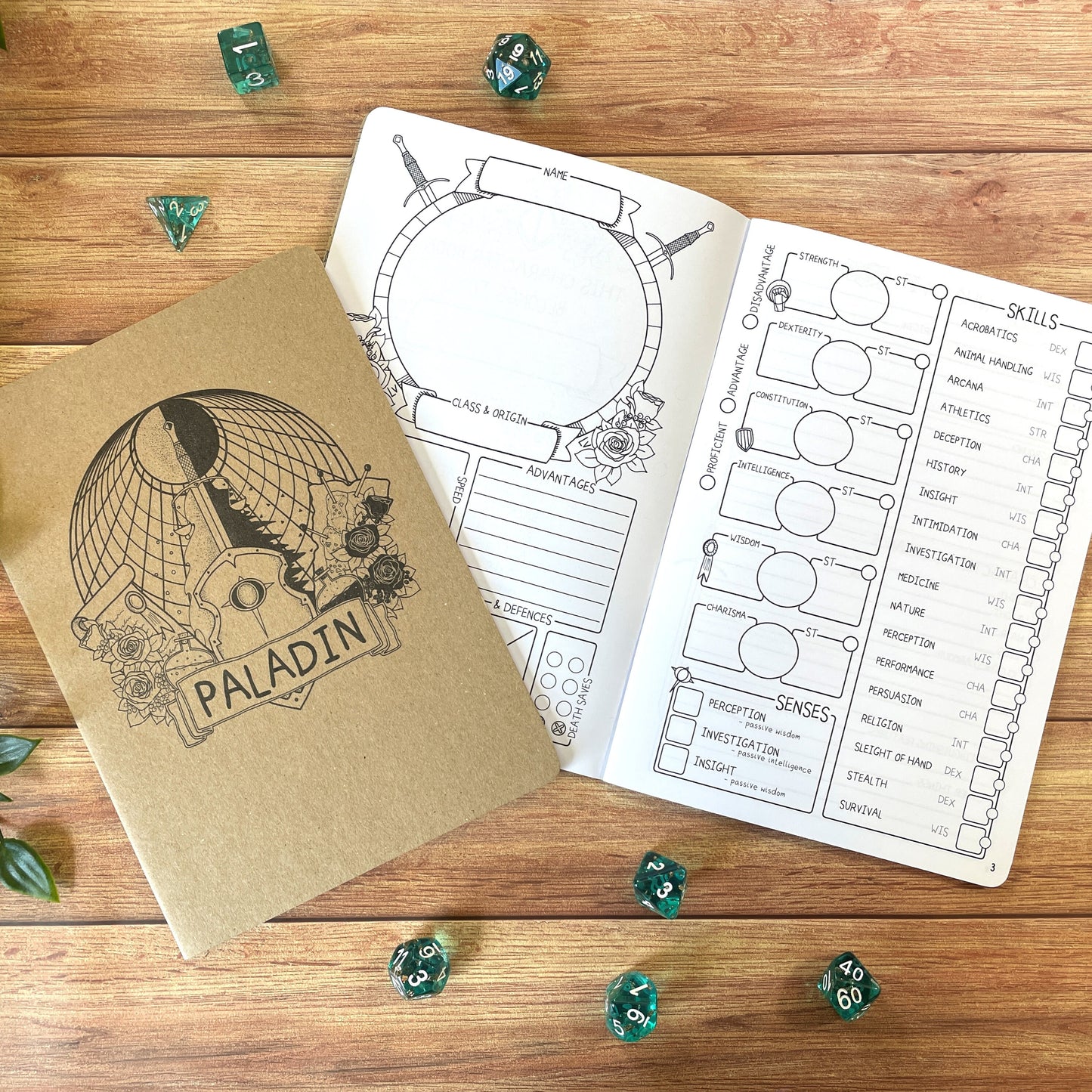 Paladin's Oath A5 D&D5e Character Book