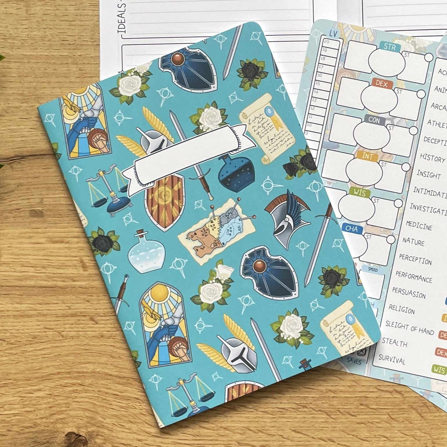 Paladin's Oath A5 Character Book