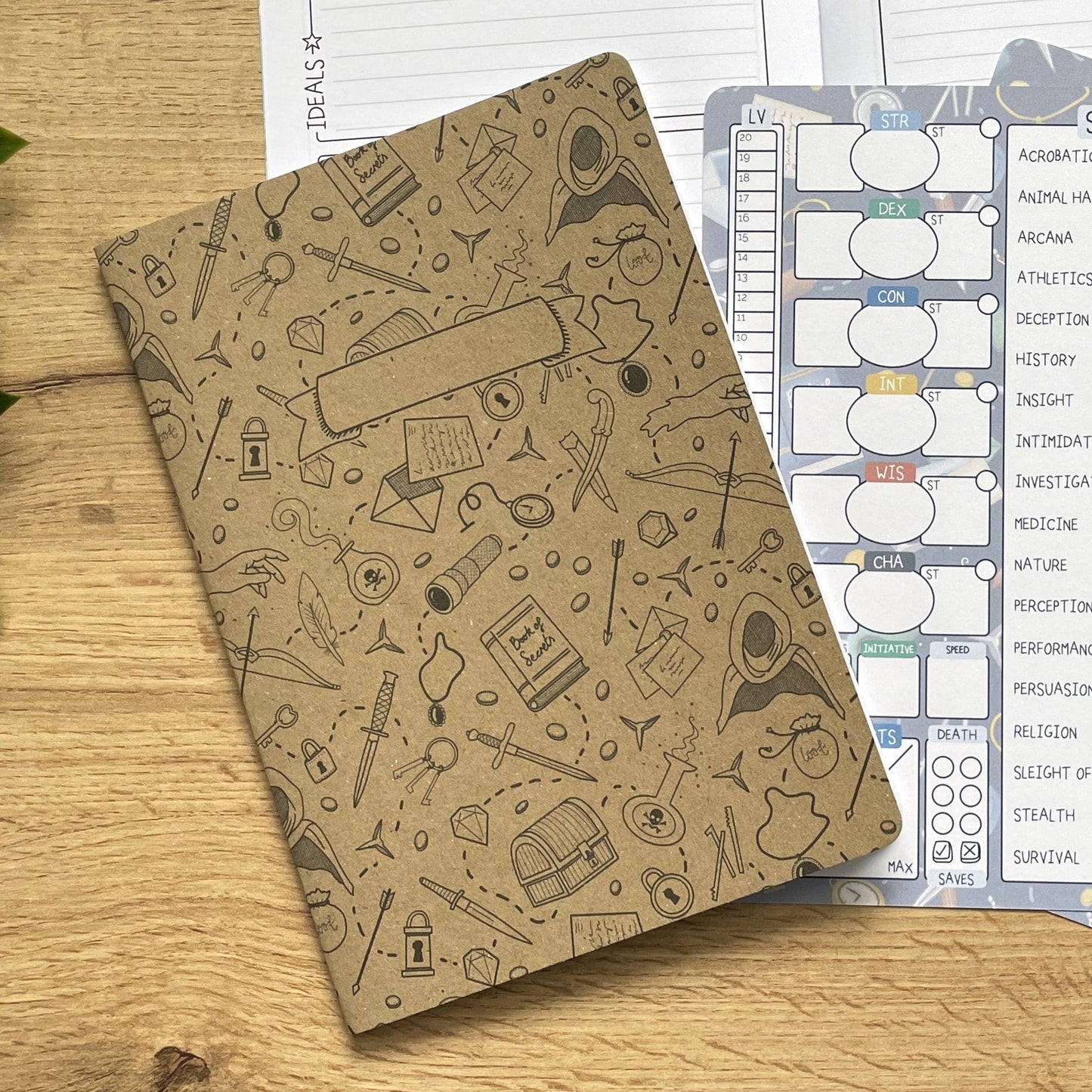 Rogue's Racket A5 Character Book