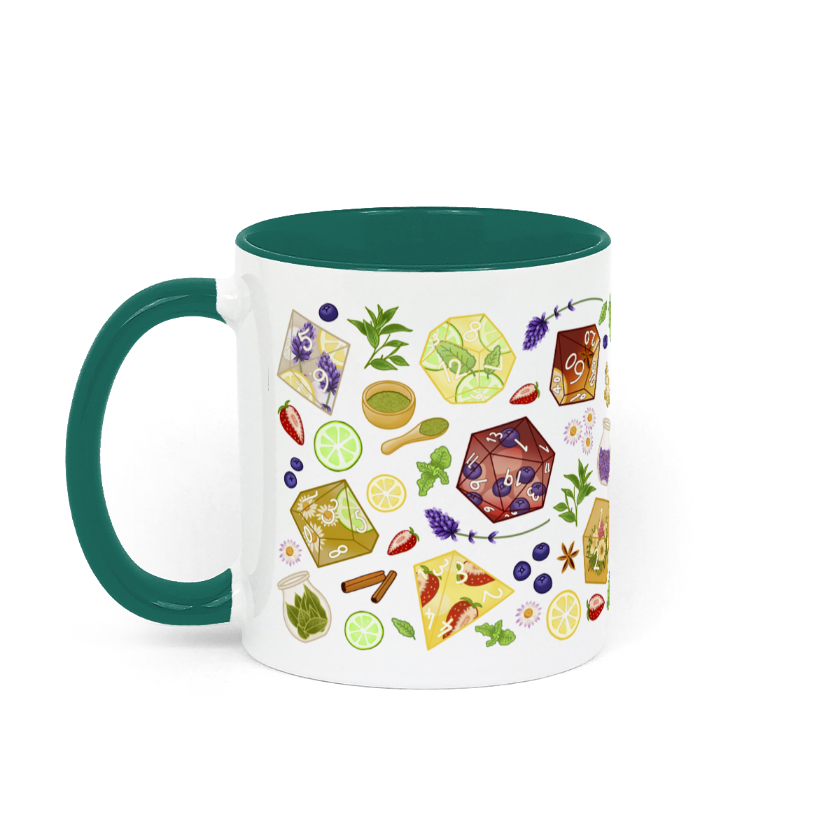 Tea Dice Mug of Holding