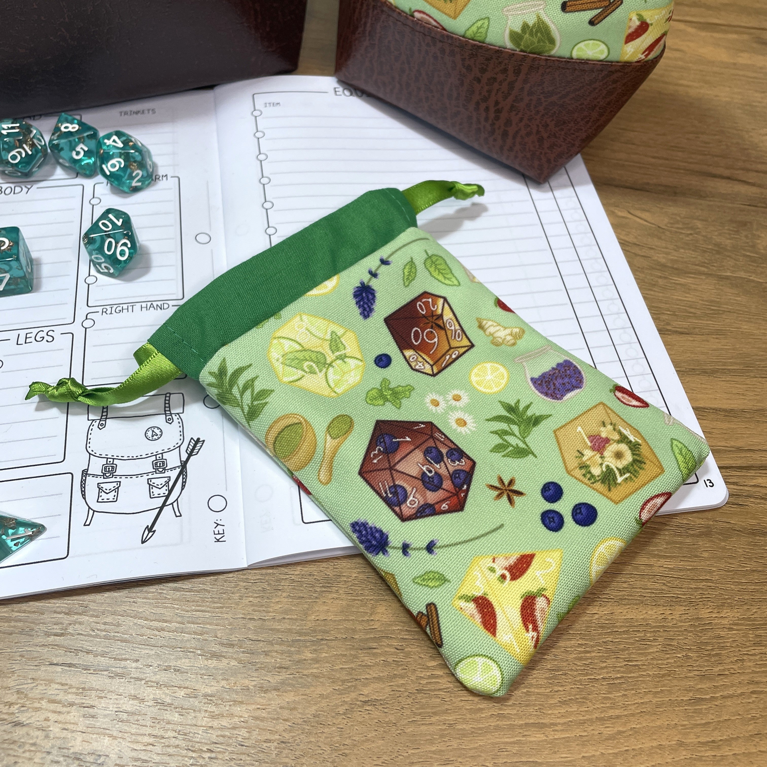 Tea Dice Dice Bags