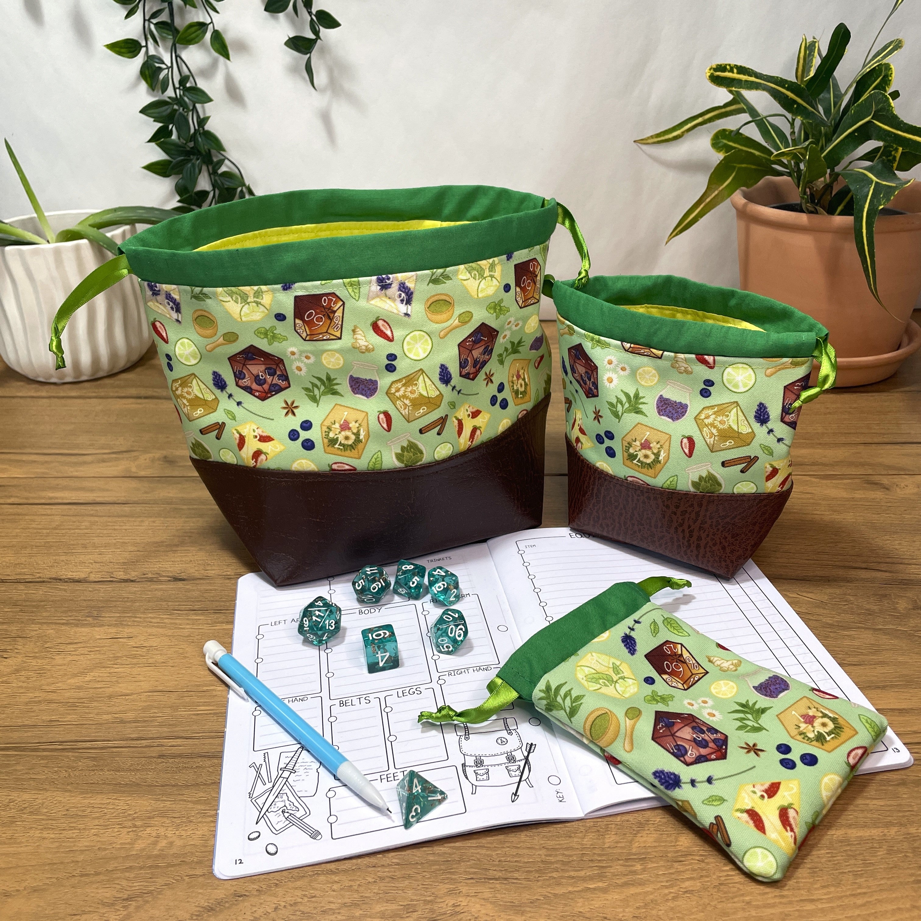 Tea Dice Dice Bags