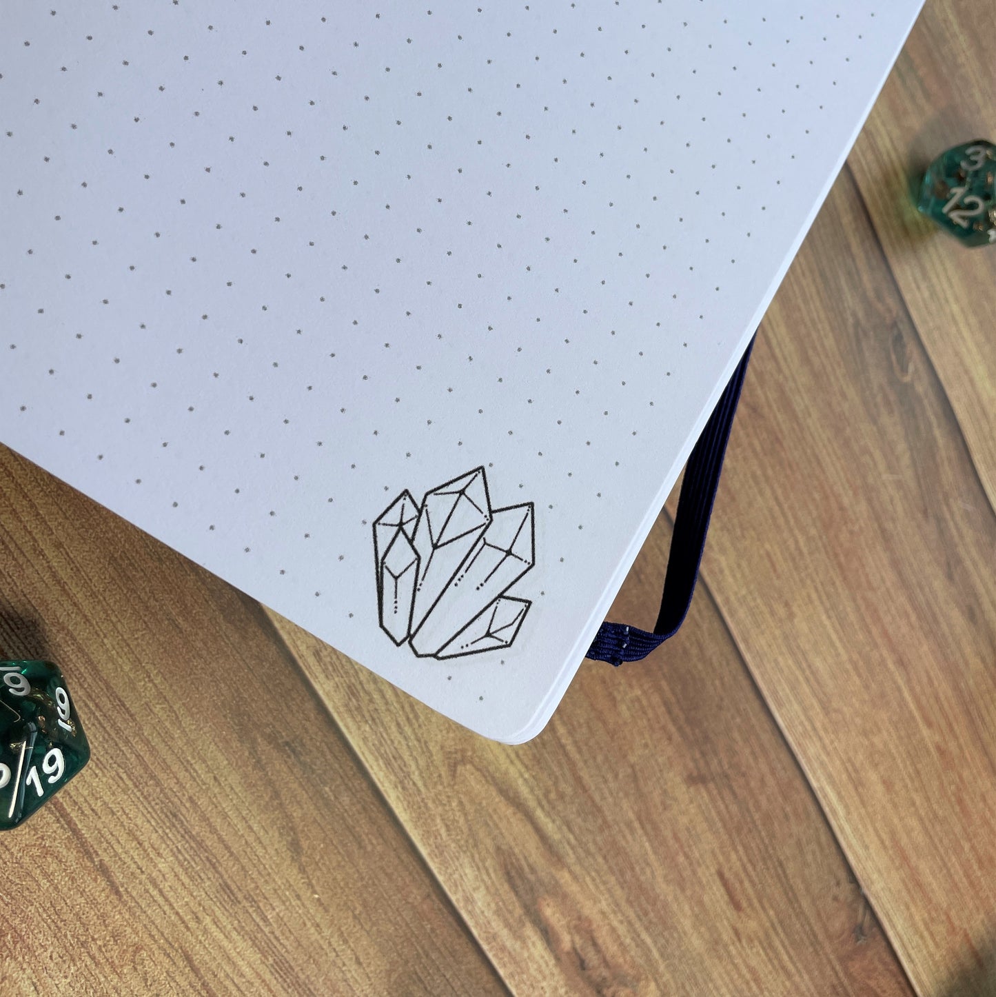 Genielock A5 Dotted Notebook with Strap