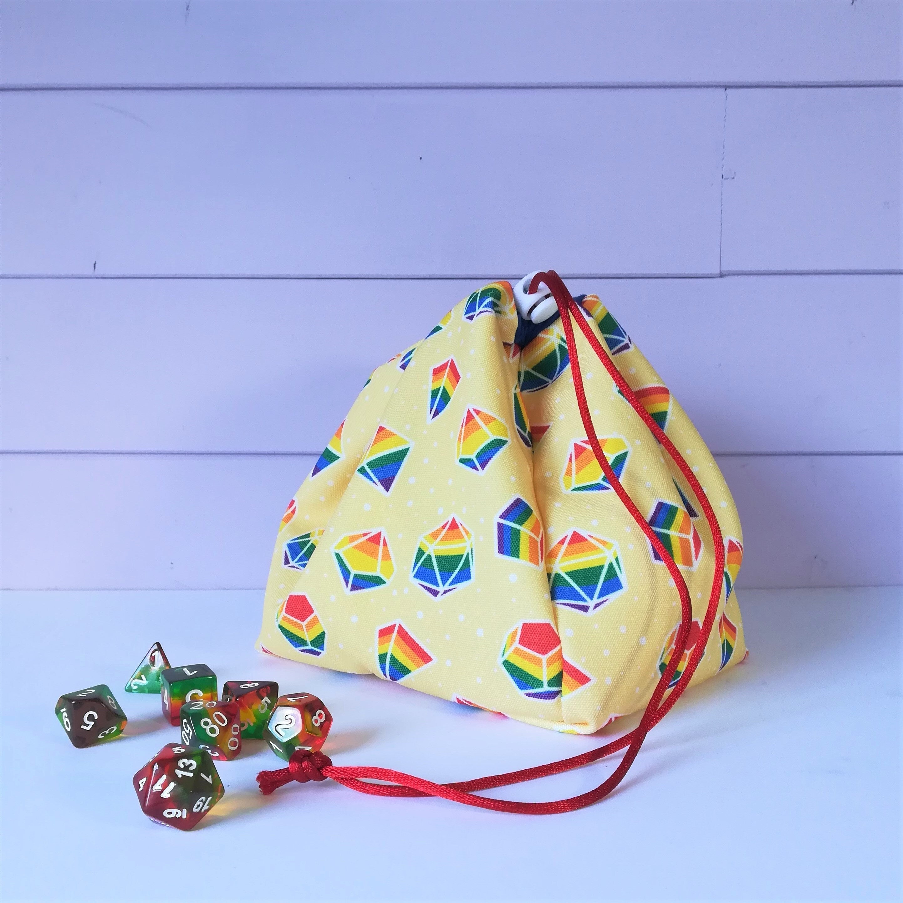 Rainbow Dice Dice Bags