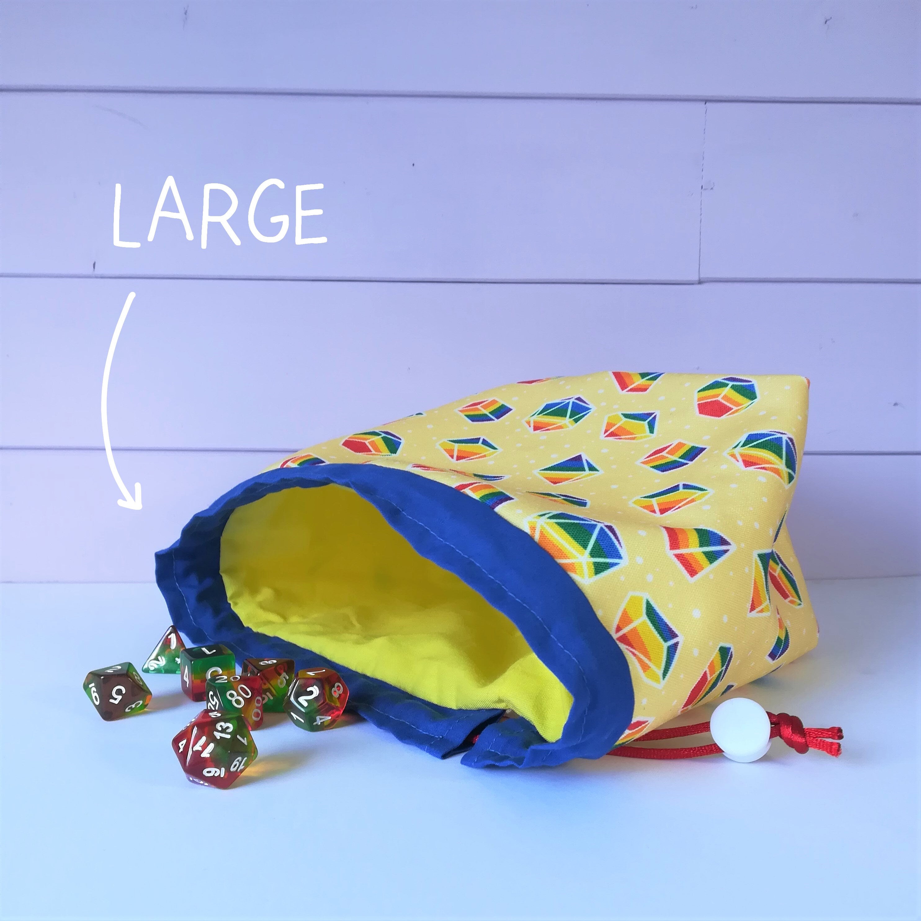 Rainbow Dice Dice Bags
