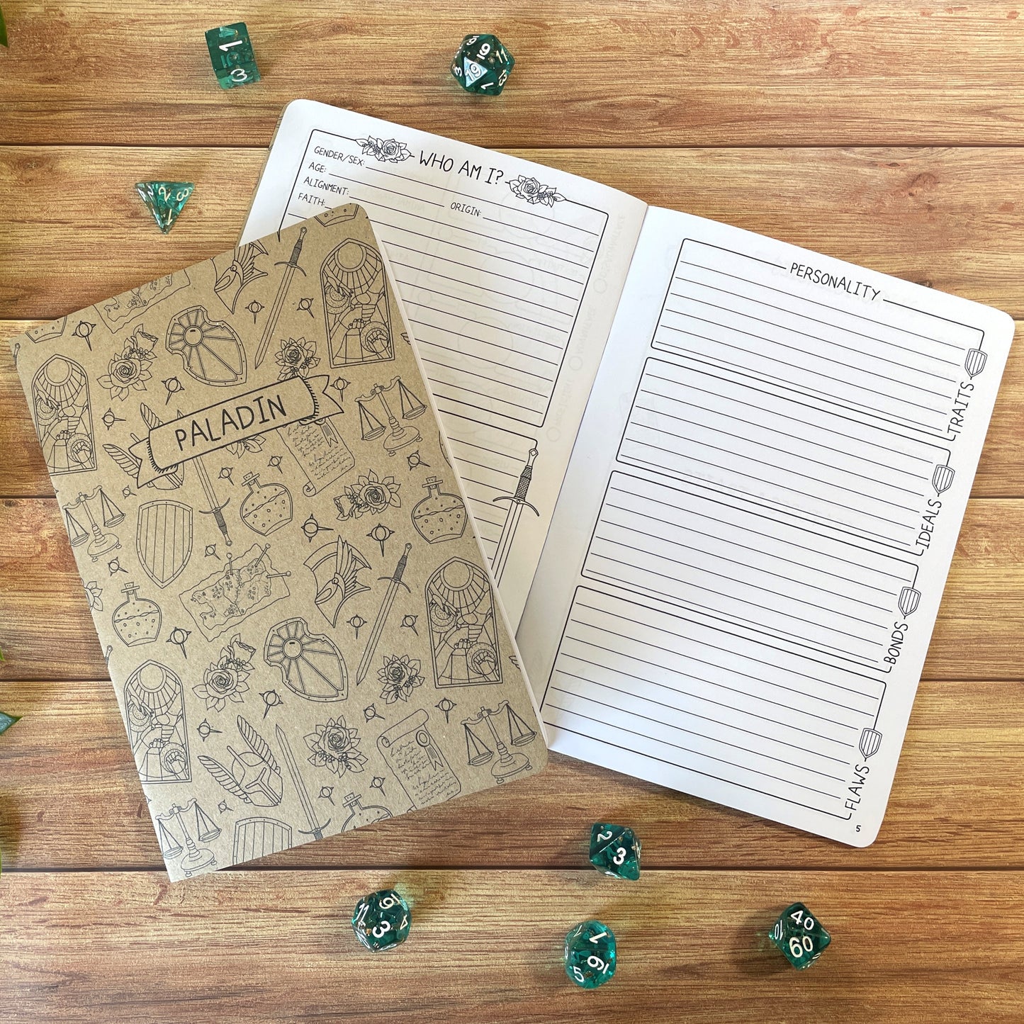 Paladin's Oath Pattern A5 D&D5e Character Book
