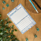 Potion Bottle A5 Pathfinder Skill Card set