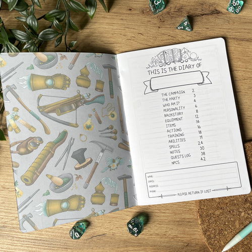 Artificer's Workshop A5 Character Book