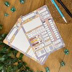 Autumn Cosiness A5 Pathfinder Skill Card set
