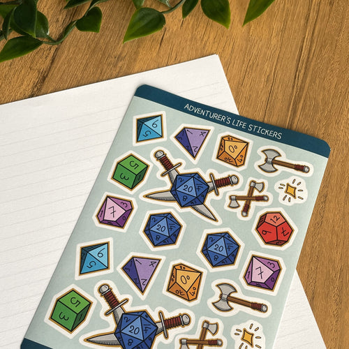 Adventurer's Life A6 Sticker set