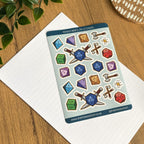 Adventurer's Life A6 Sticker set