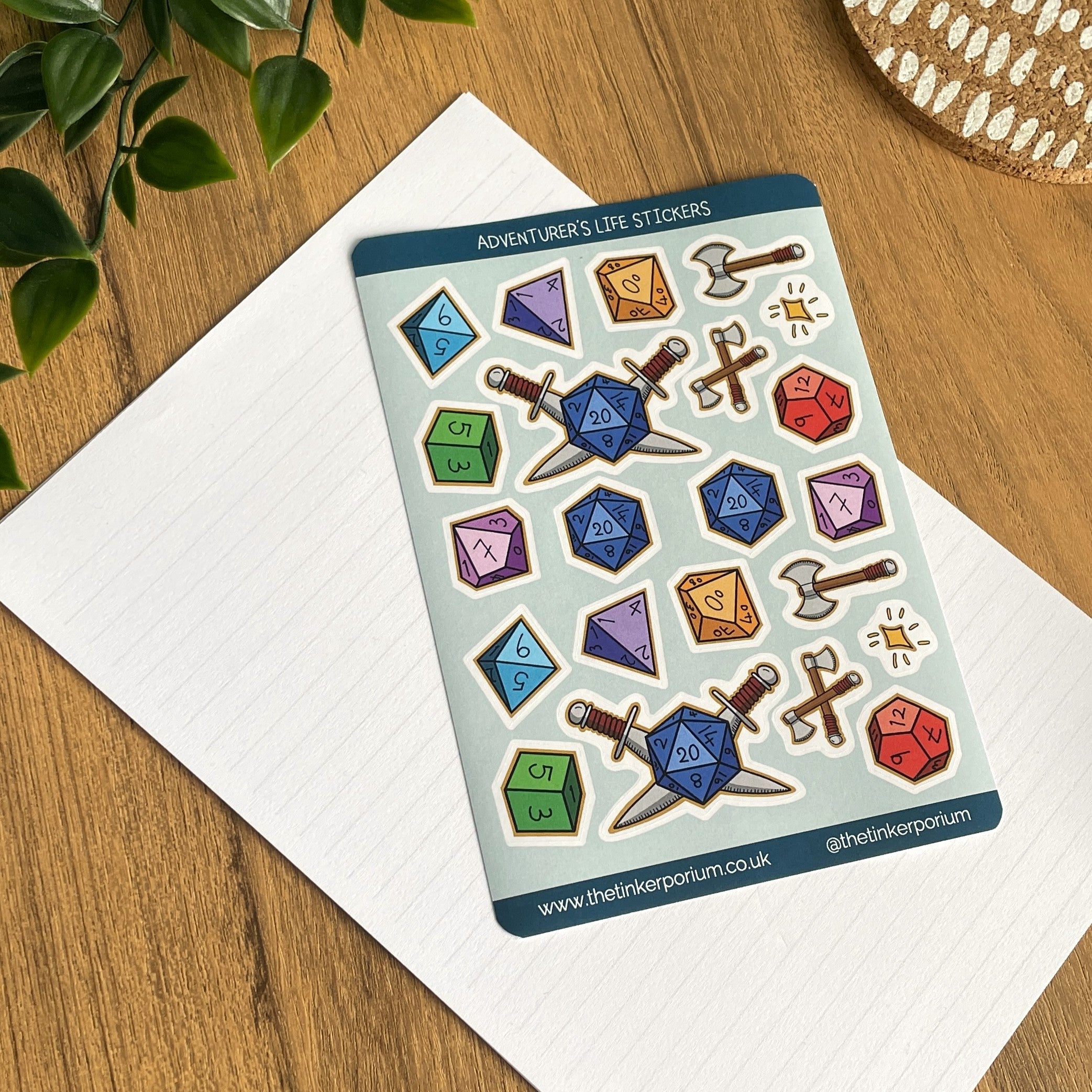 Adventurer's Life A6 Sticker set