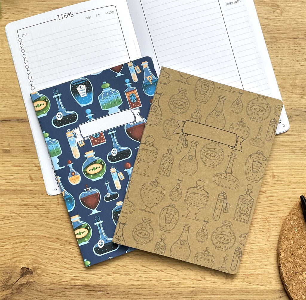 Potion Bottle A5 Character Book