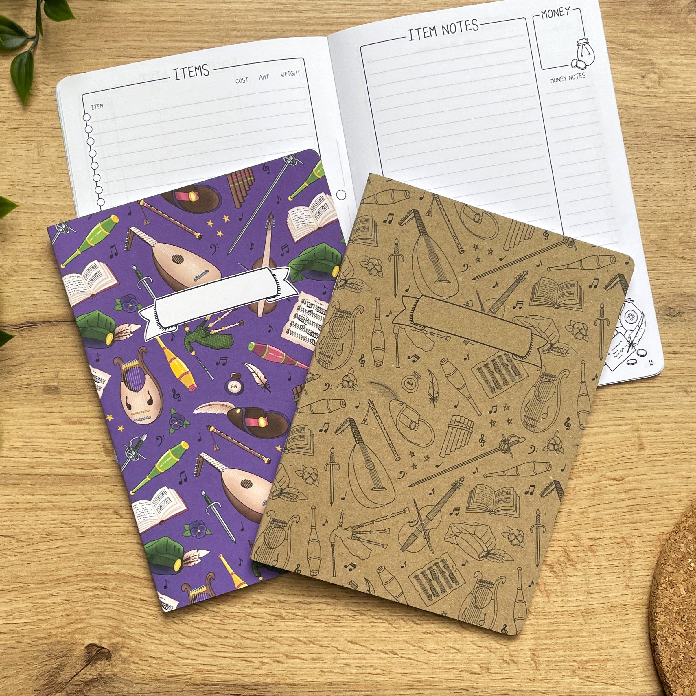 Bardic Musings A5 Character Book