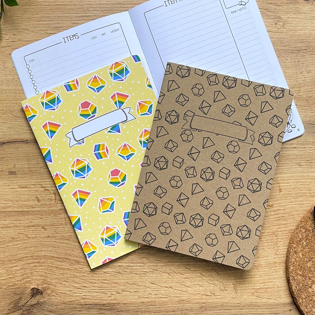 Rainbow Dice A5 Character Book