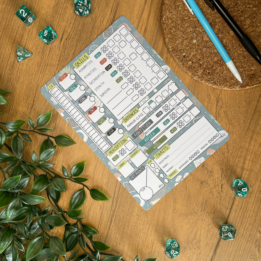 Druidic Nature A5 Pathfinder Skill Card set