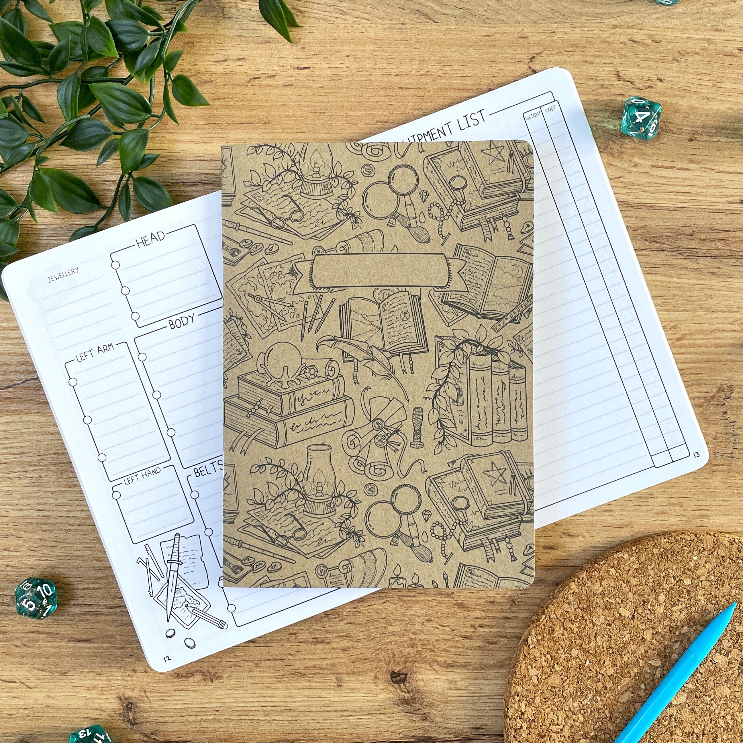 Fantasy Library A5 Character Book