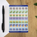 Session Notes A6 Sticker set