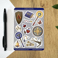 Cleric's Doctrine A6 Sticker set
