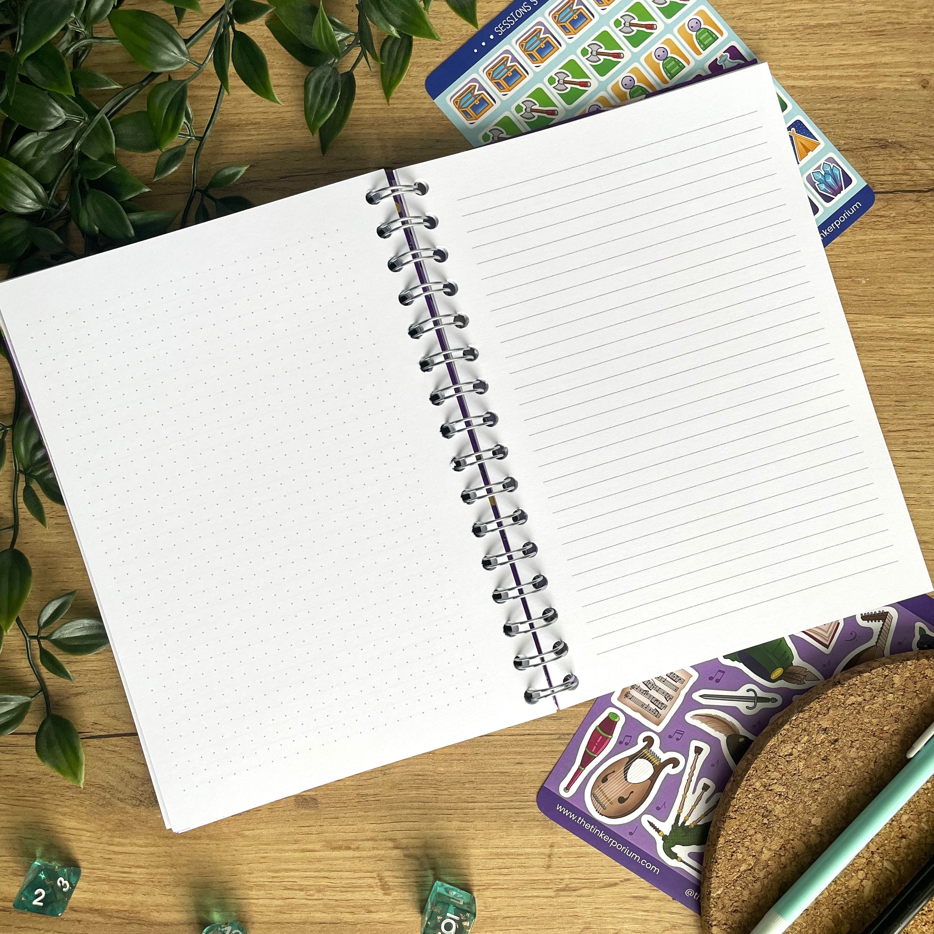 Bardic Musings A5 Campaign Journal