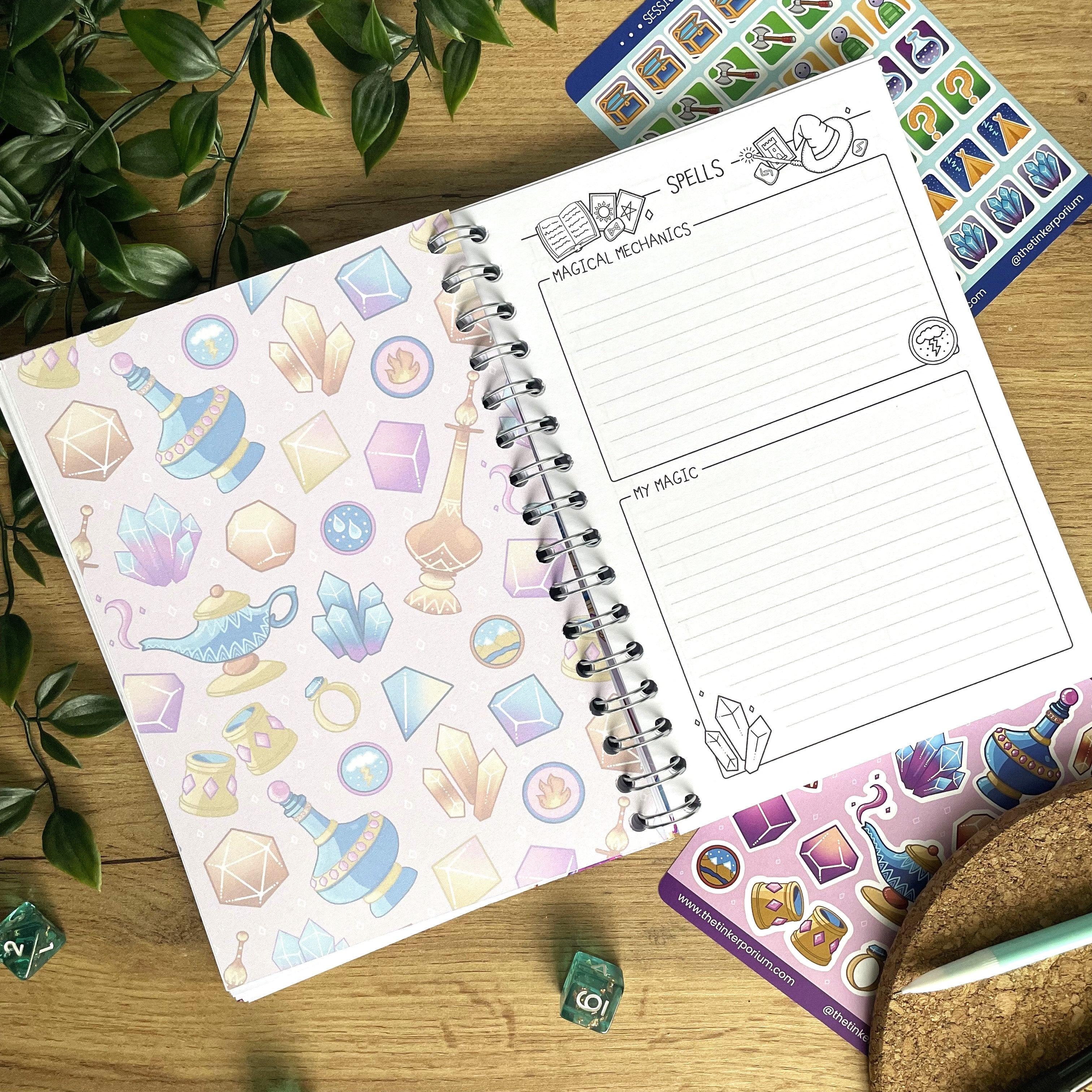Genielock A5 Campaign Journal