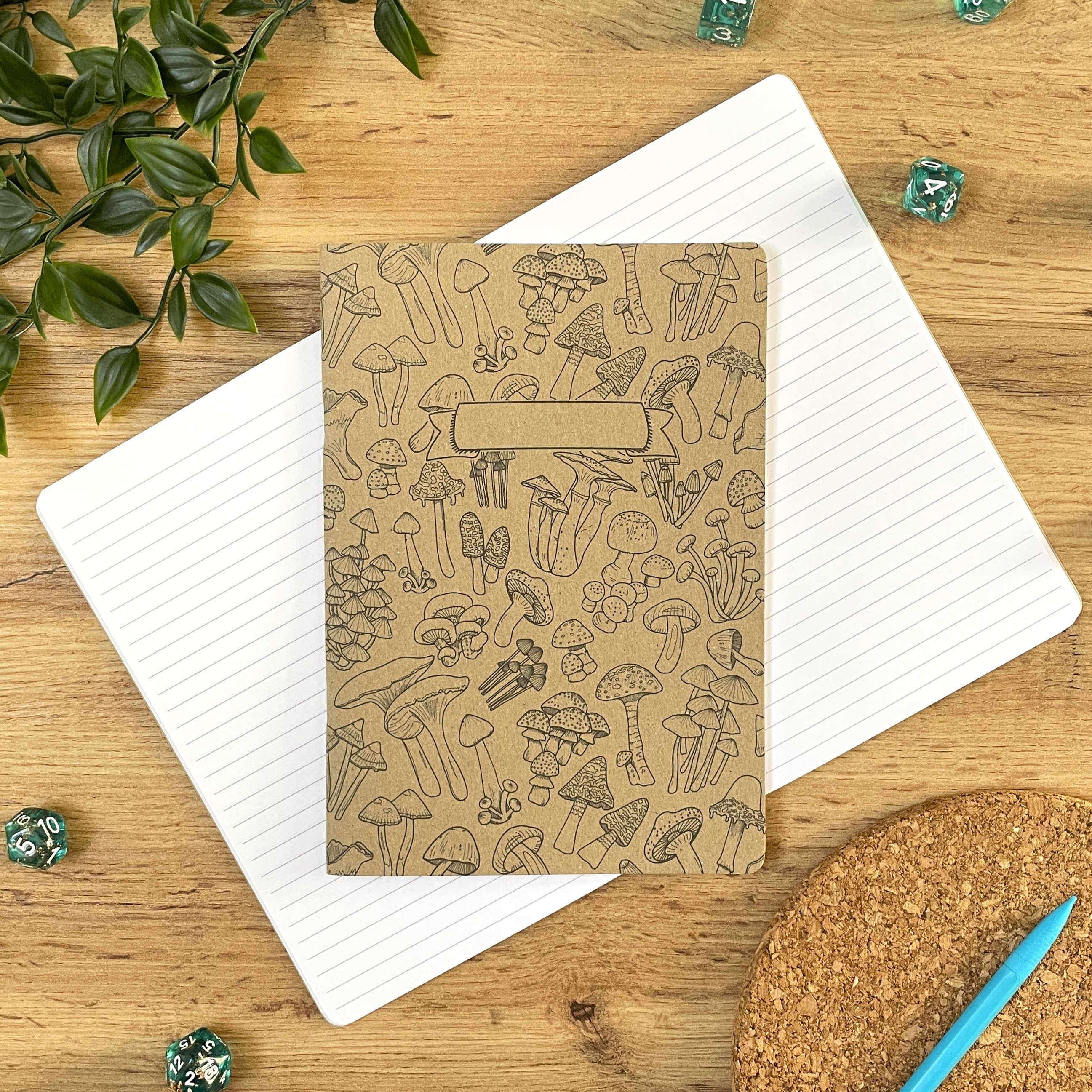 Mushroom Medley A5 Notebook