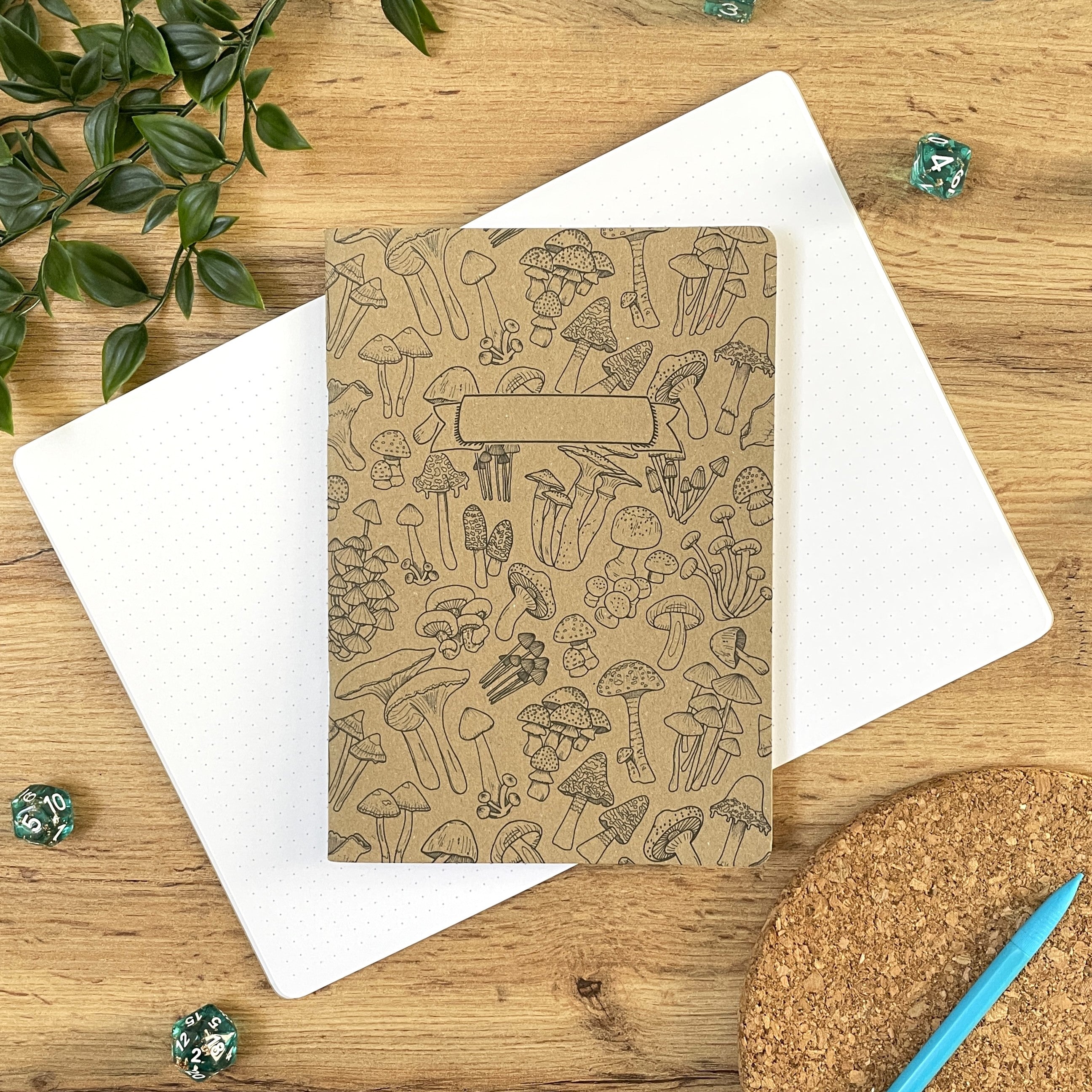 Mushroom Medley A5 Notebook