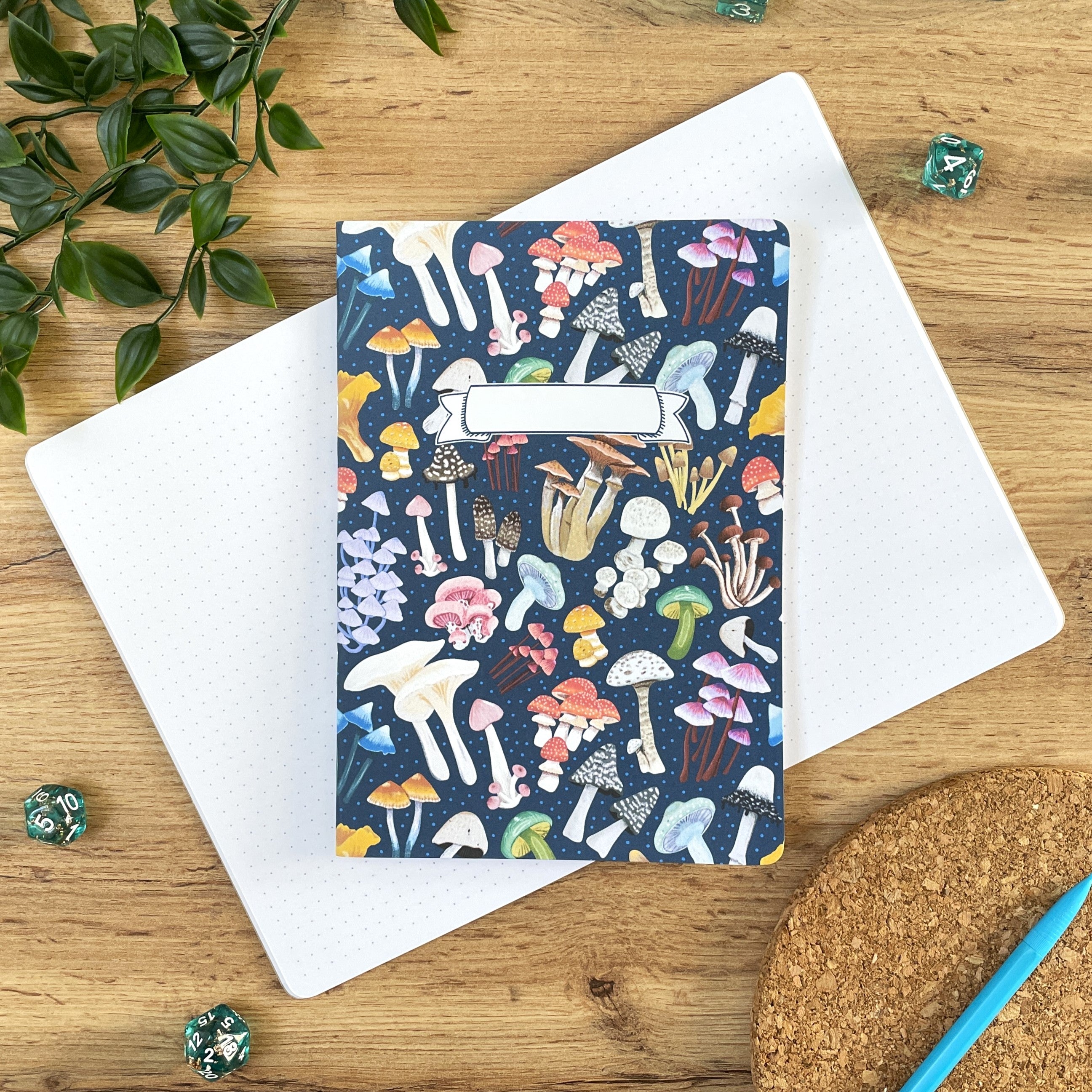 Mushroom Medley A5 Notebook