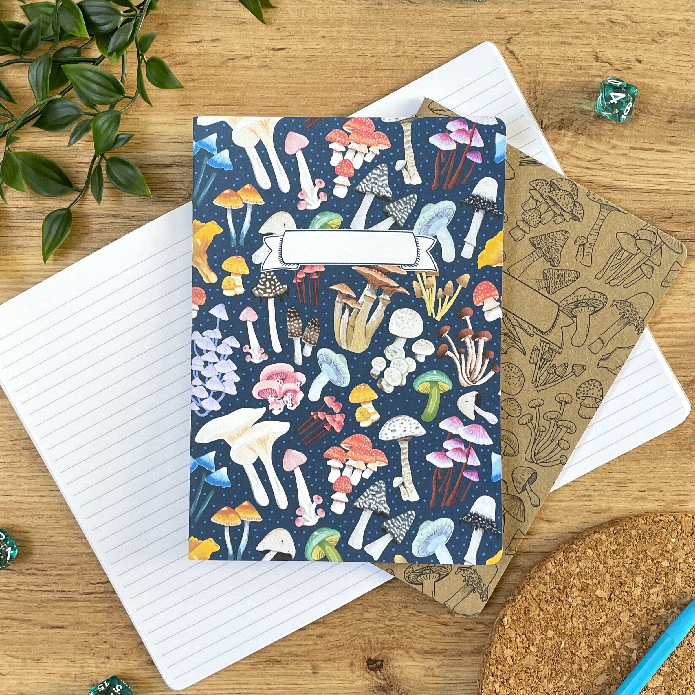 Mushroom Medley A5 Notebook