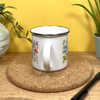 Mushroom Medley Enamel Mug