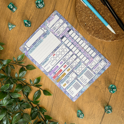 Starry Dice A5 Pathfinder Skill Card set