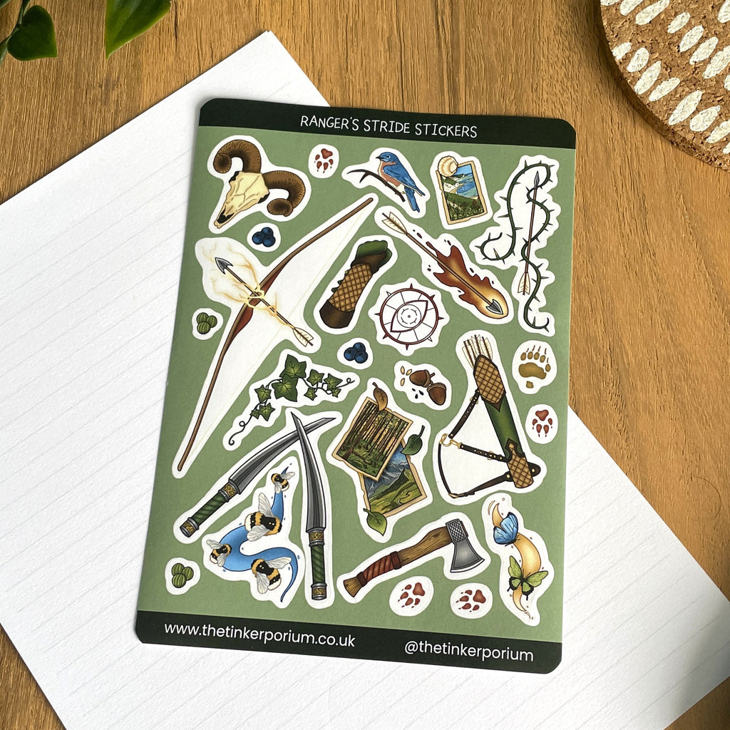 Ranger's Stride A6 Sticker set
