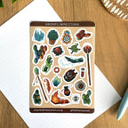 Sorcerer's Lineage A6 Sticker set