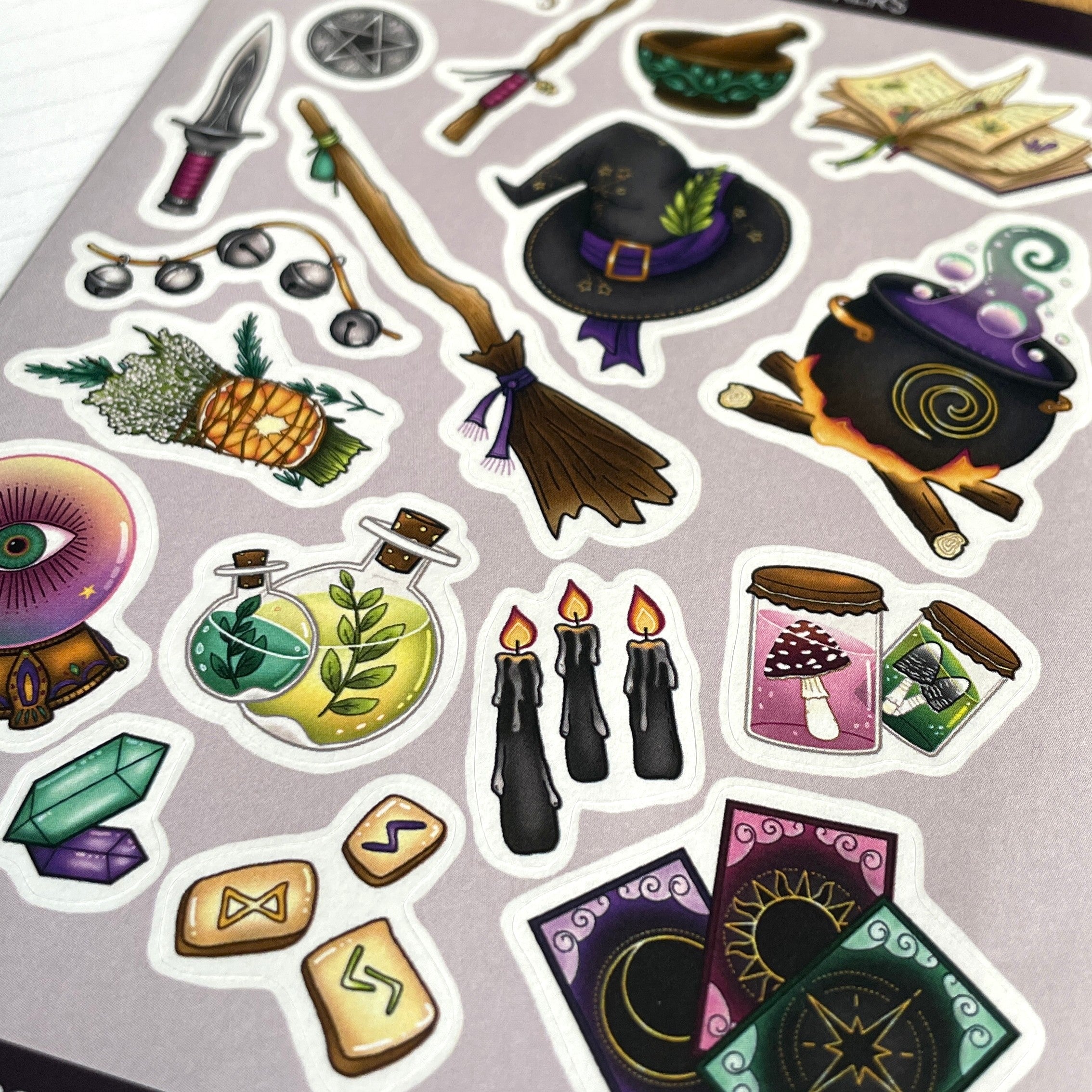 Witching Hour A6 Sticker set