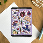 Wizard's Study A6 Sticker set