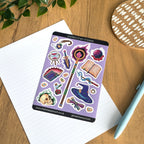 Wizard's Study A6 Sticker set