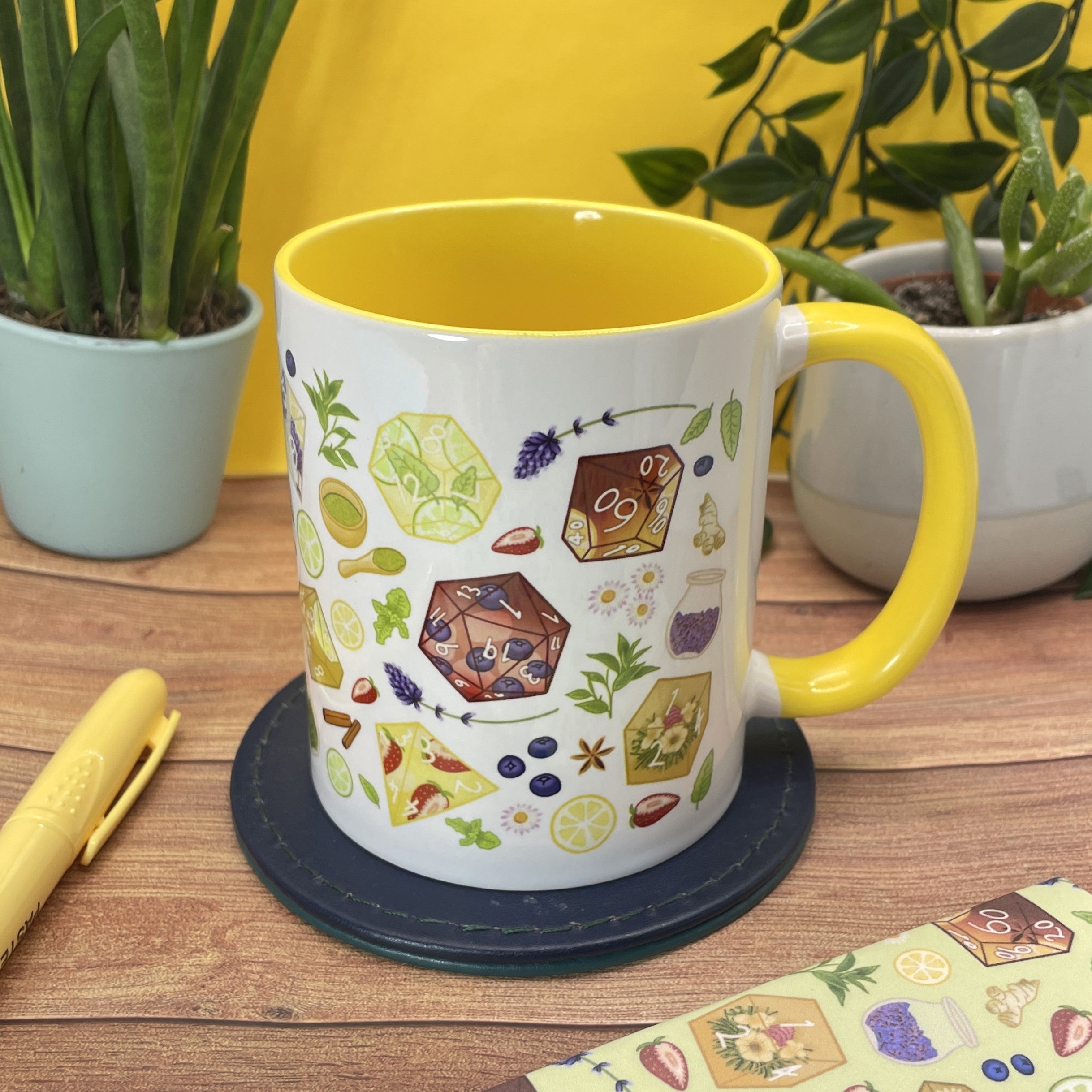 Tea Dice Mug of Holding