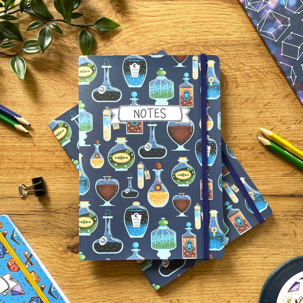 Potion Bottle A5 Notebook with Strap