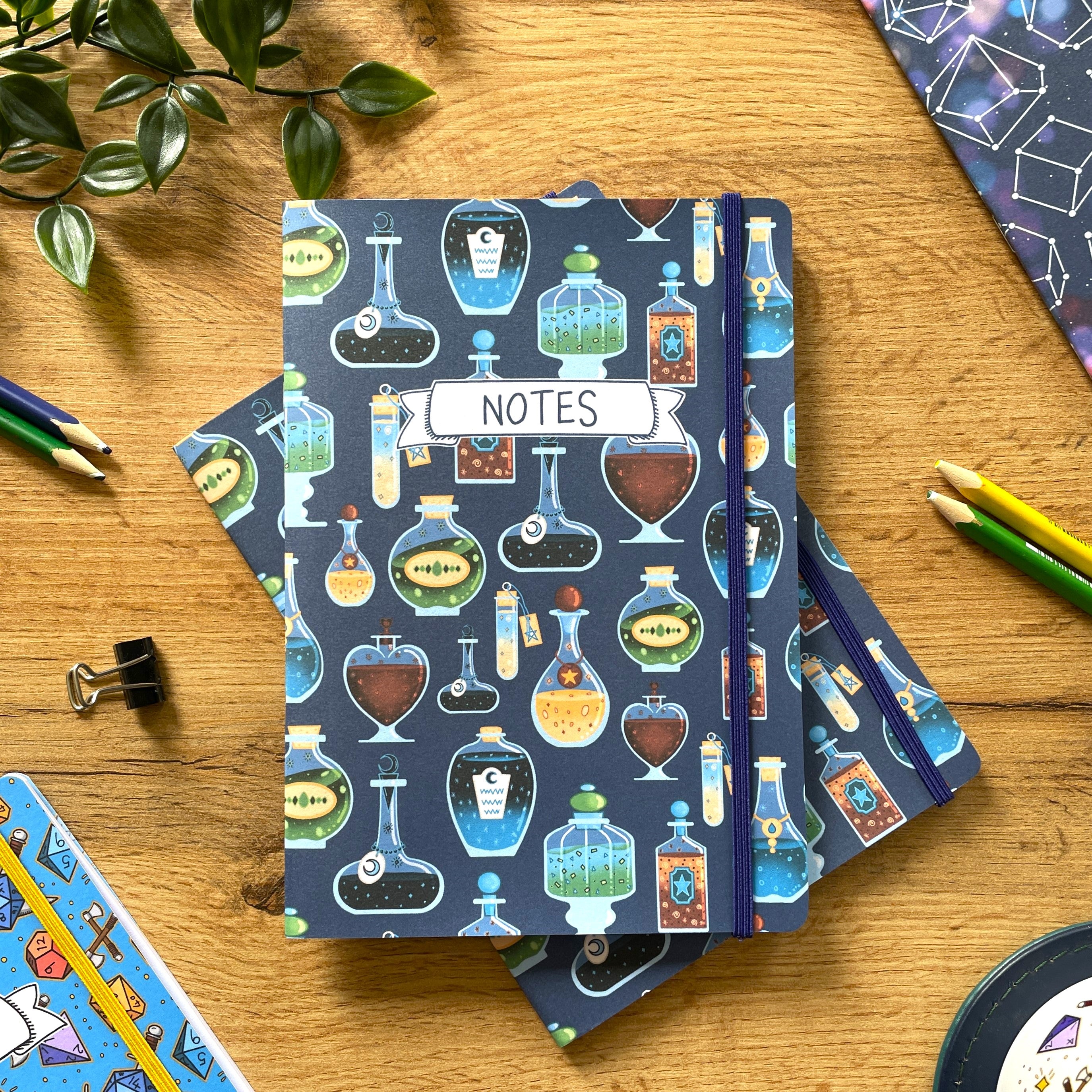 Potion Bottle A5 Notebook with Strap
