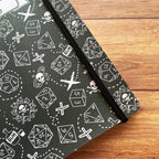 Gothic Pirate A5 Dotted Notebook with Strap
