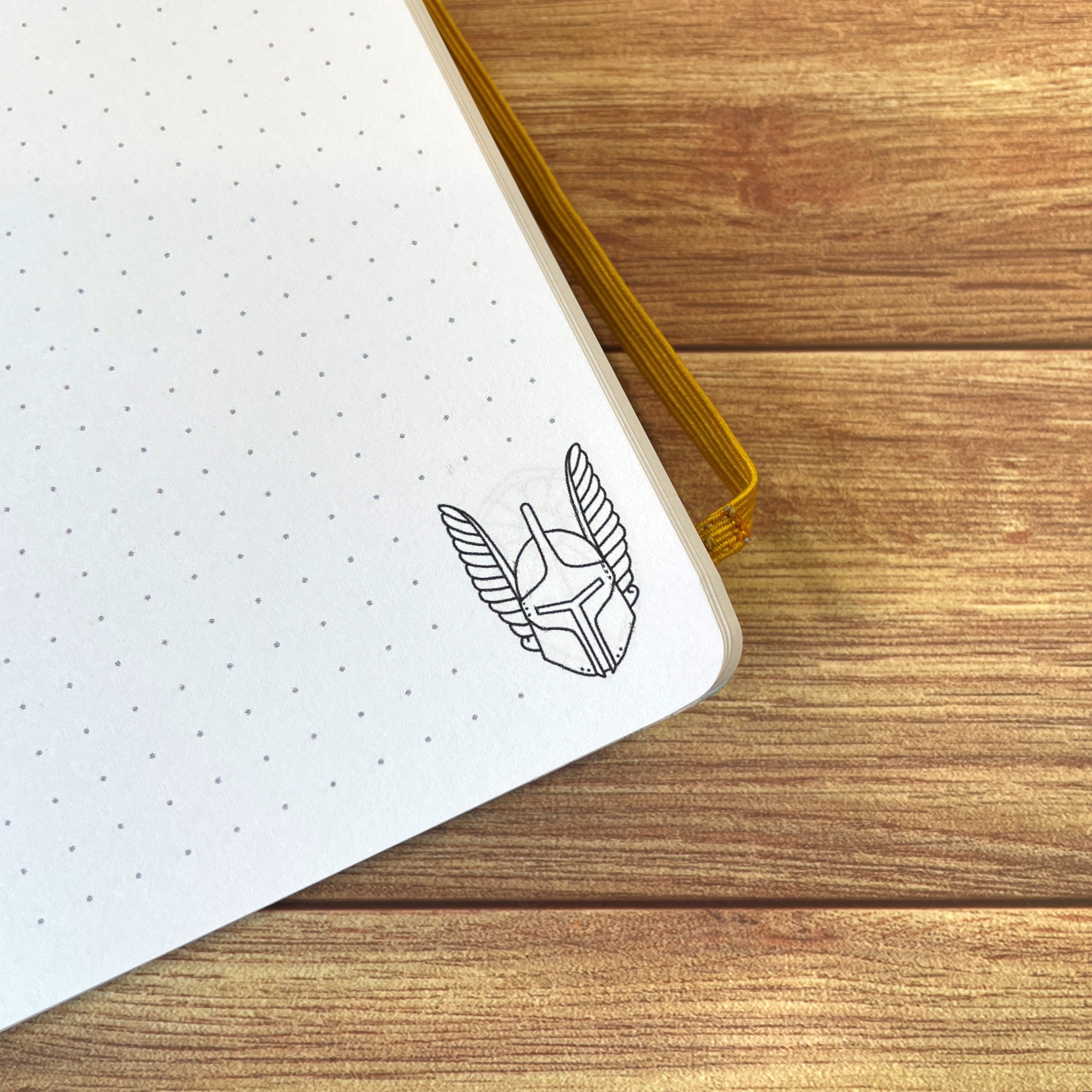 Paladin's Oath A5 Dotted Notebook with Strap