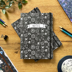 Gothic Pirate A5 Dotted Notebook with Strap
