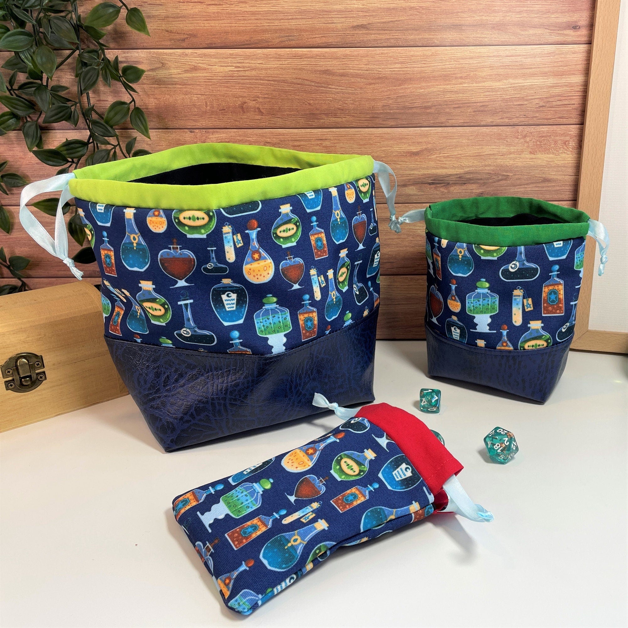 Potion Bottles Dice Bags