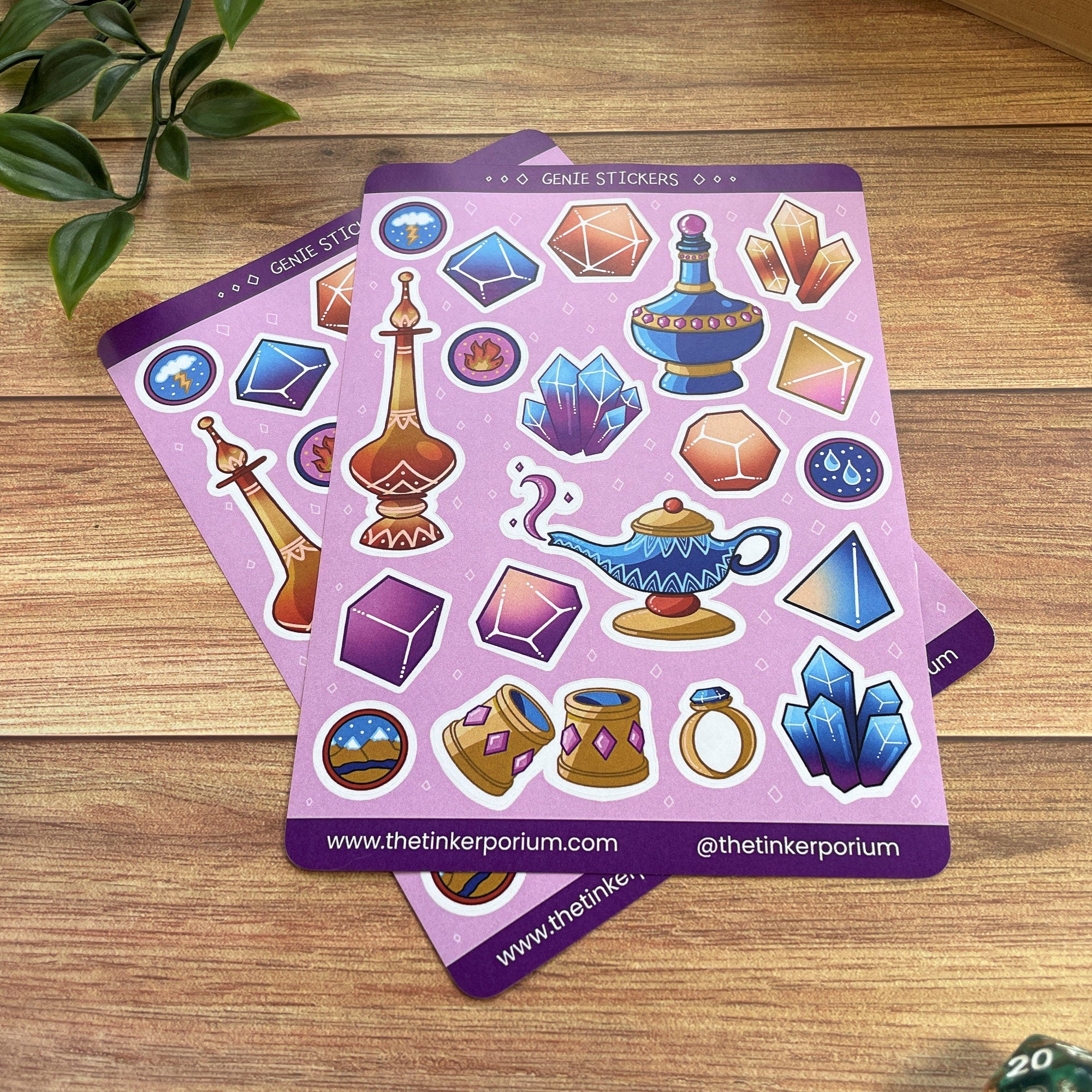 Genielock A6 Sticker set