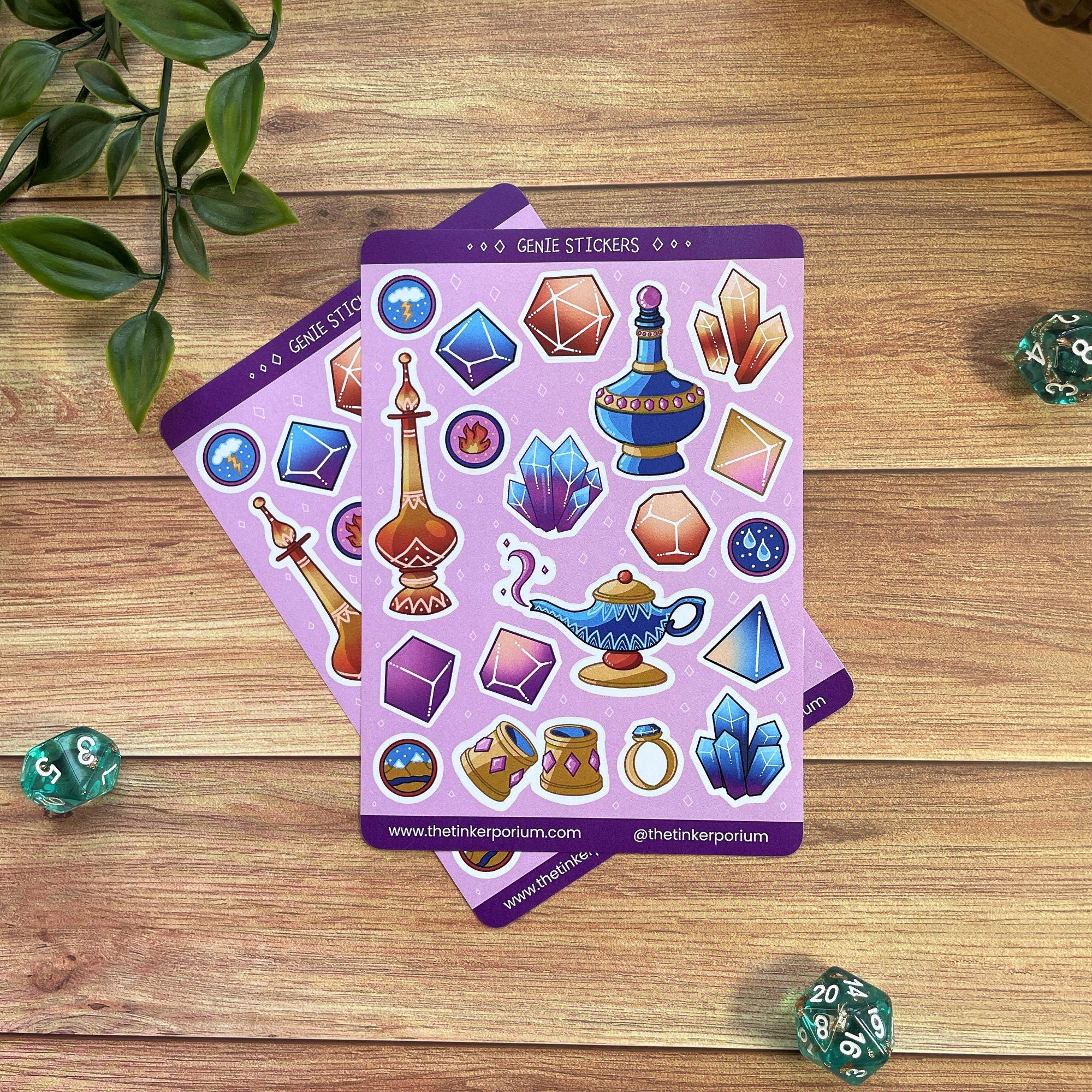 Genielock A6 Sticker set