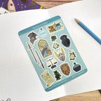 Paladin's Oath A6 Sticker set